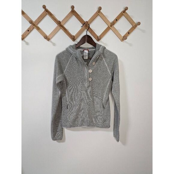 The North Face Women's 1/4 Button Pullover Fleece Sweater - Size Small - Picture 1 of 7
